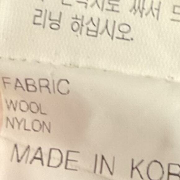 CC COLLECT Women's XS Black Boucle Wool Blazer Jacket Double Brass Buttons Chic - Picture 6 of 15